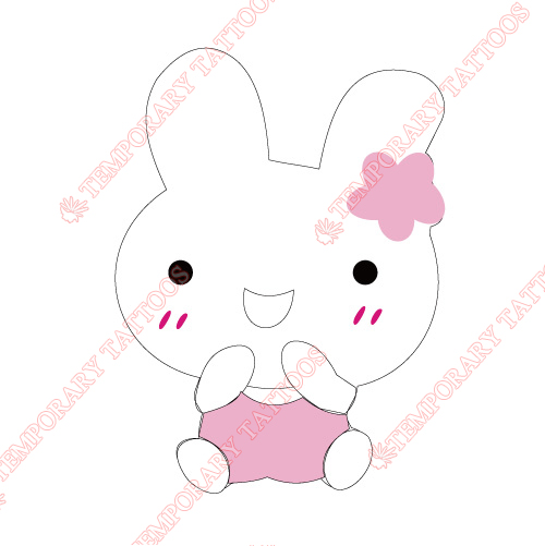 Rabbit Customize Temporary Tattoos Stickers NO.8946